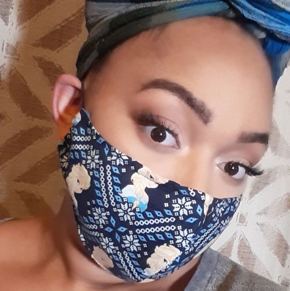 Frozen Face Mask with Filter Pocket